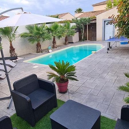 Villa Piscine De La Garrigue Florensac Екстер'єр фото
