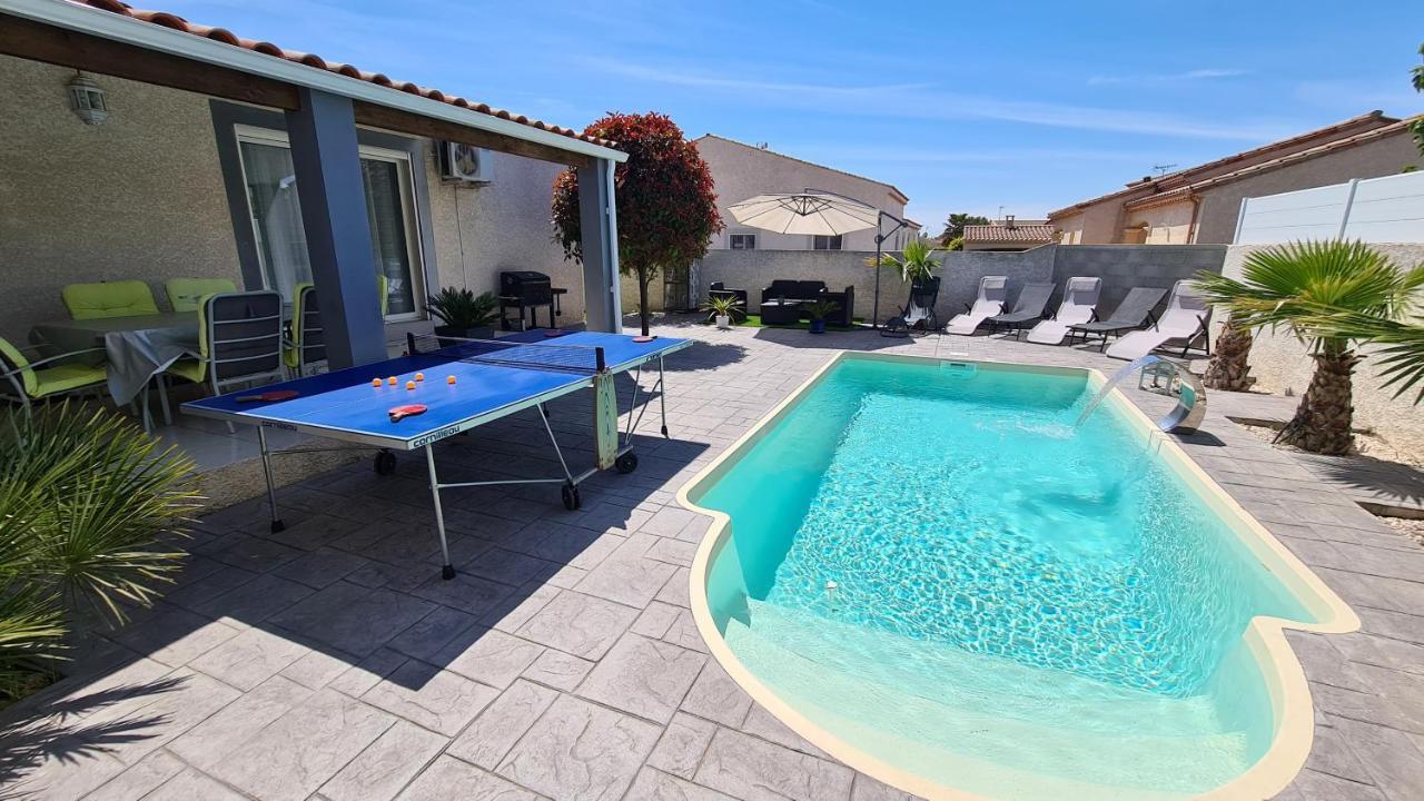 Villa Piscine De La Garrigue Florensac Екстер'єр фото