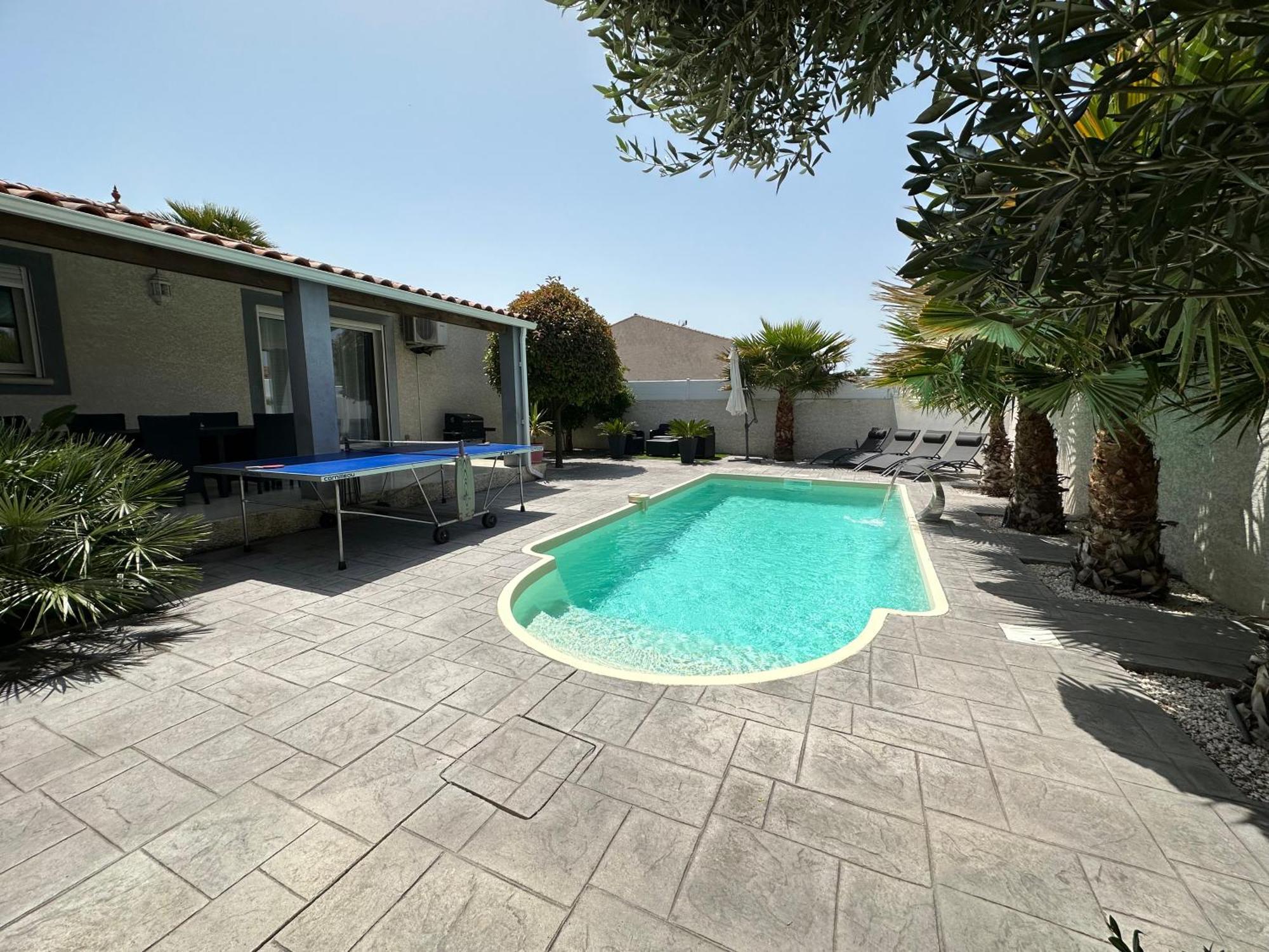 Villa Piscine De La Garrigue Florensac Екстер'єр фото